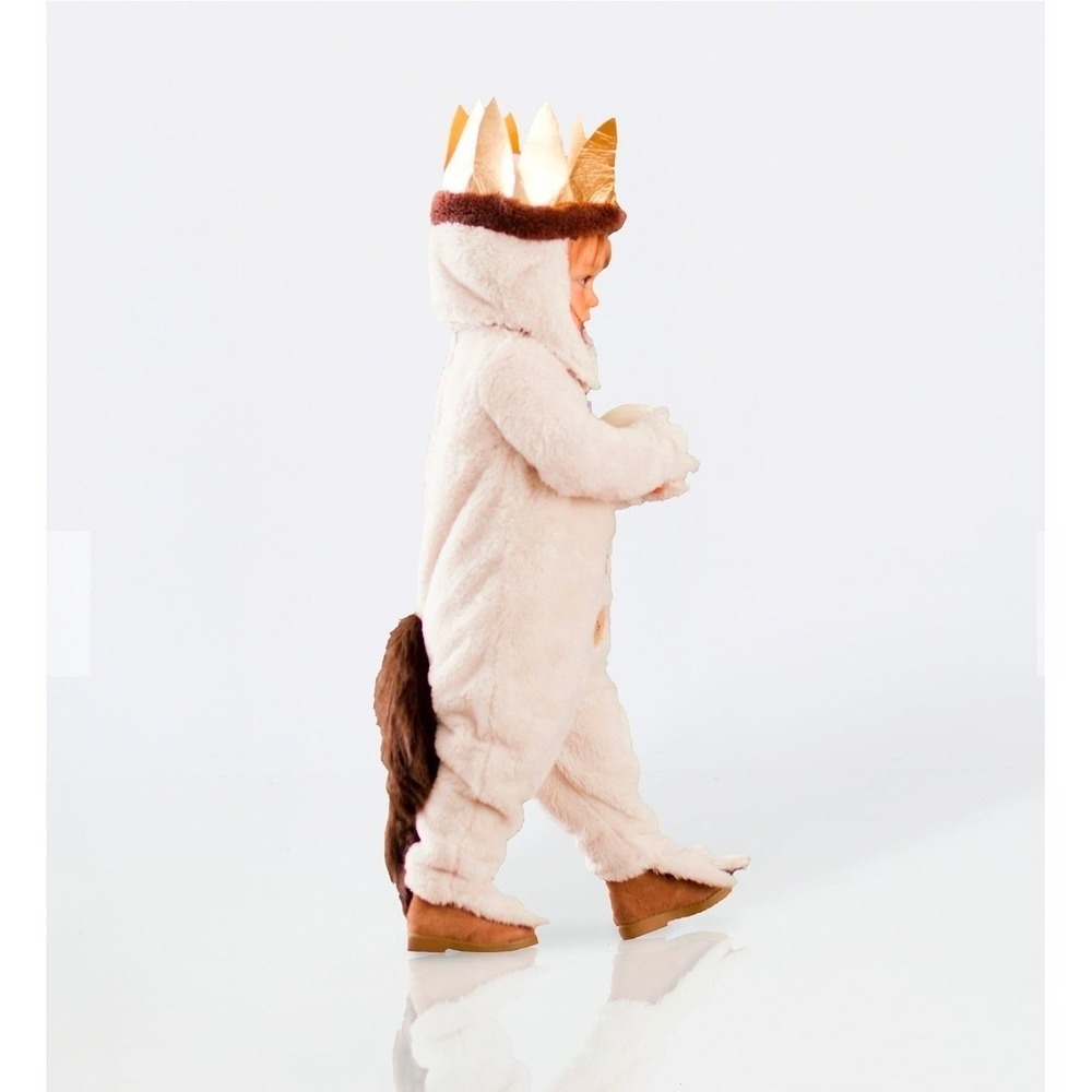 Pottery Barn Max Where The Wild Things Are Costume EUC 2T Toddler White Gold